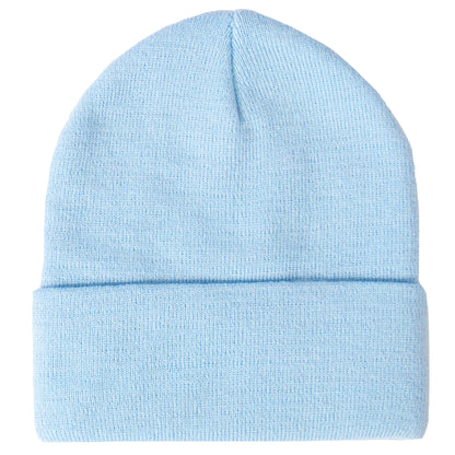 Rothco Deluxe Fine Knit Watch Cap Light Blue - Warm Military-Style Beanie for Outdoor Activities