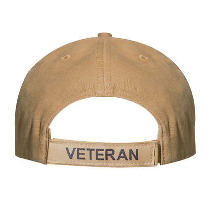 Rothco Vintage Veteran Low Pro Cap in Coyote Brown
