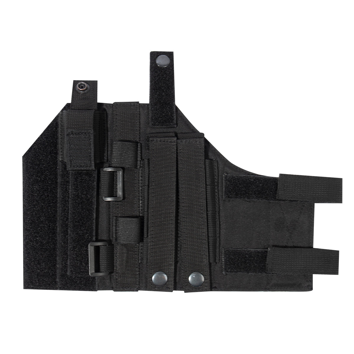 Rothco Low Profile MOLLE Pistol Holster in Black – Adjustable & Compatible with Tactical Gear
