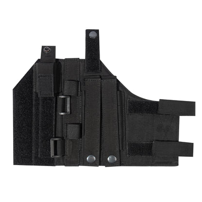 Rothco Low Profile MOLLE Pistol Holster in Black – Adjustable & Compatible with Tactical Gear