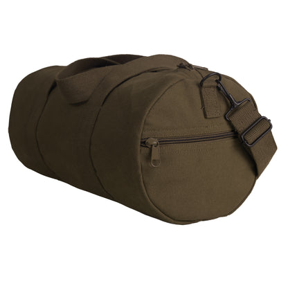 Rothco Canvas Shoulder Duffle Bag Earth Brown, 17 Inches