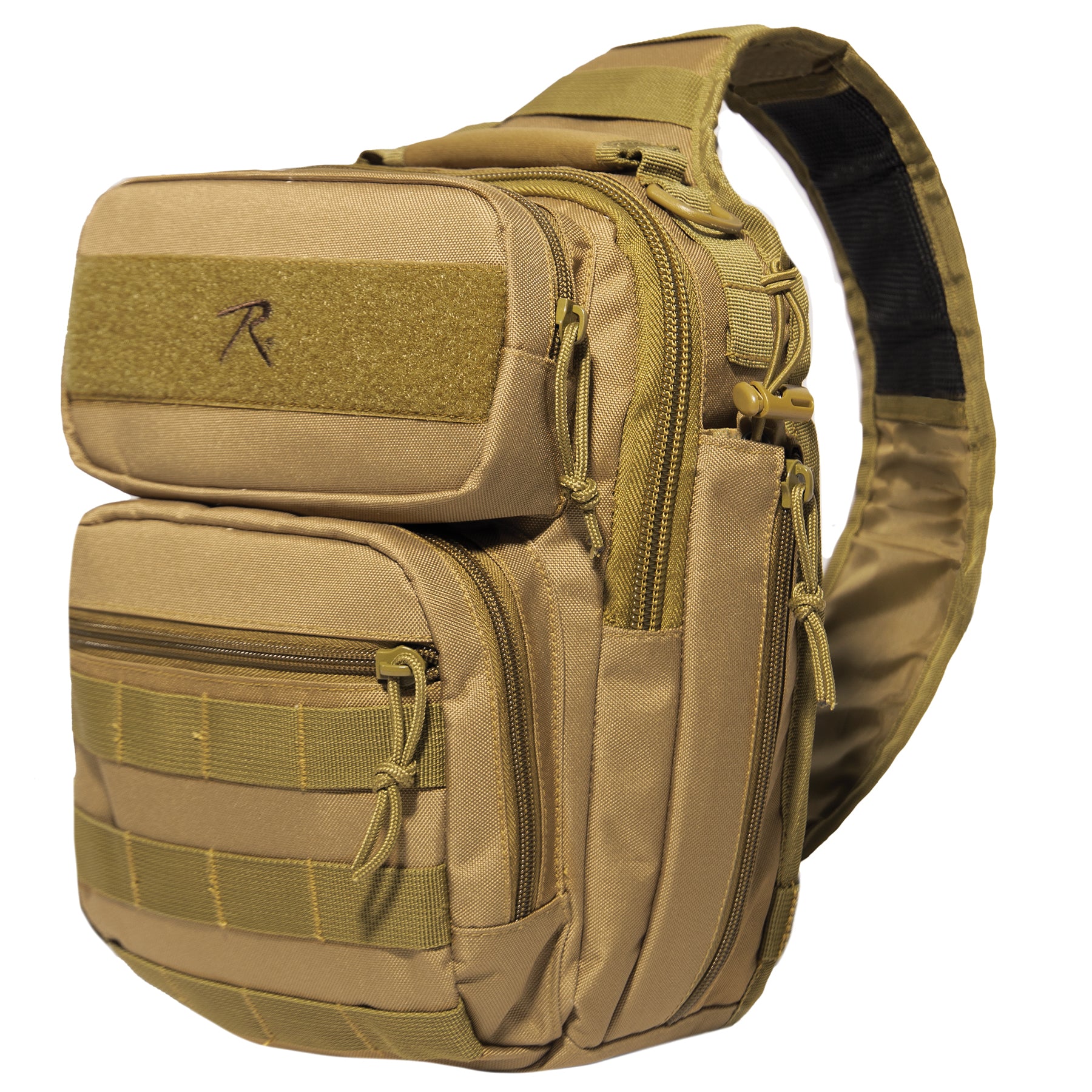 Rothco Compact Tactisling Shoulder Bag Coyote Brown Part #25511