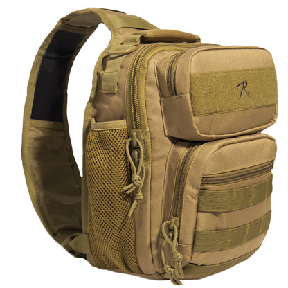 Rothco Compact Tactisling Shoulder Bag Coyote Brown Part #25511