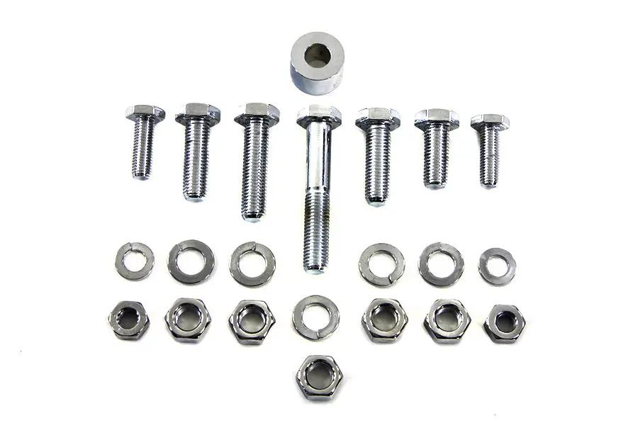 Colony Exhaust System Mounting Bolt Kit Chrome for Harley Davidson EL (1936-1945) by Colony