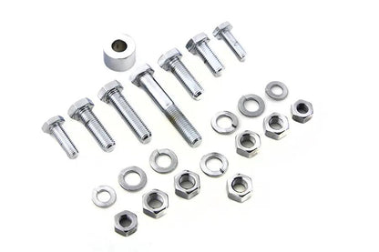 Colony Exhaust System Mounting Bolt Kit Chrome for Harley Davidson EL (1936-1945) by Colony