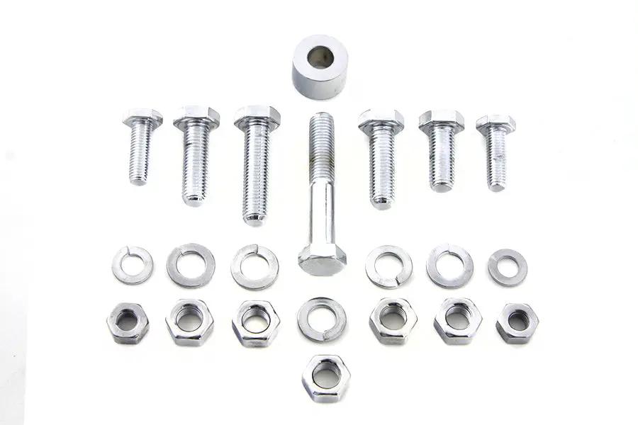Colony Exhaust System Mounting Bolt Kit Chrome for Harley Davidson EL (1936-1945) by Colony