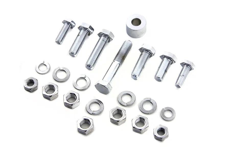 Colony Exhaust System Mounting Bolt Kit Chrome for Harley Davidson EL (1936-1945) by Colony