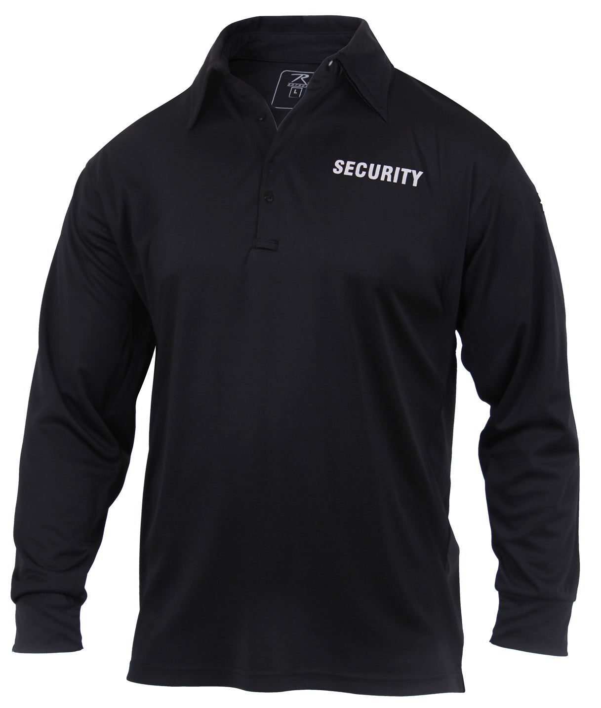 Rothco Moisture Wicking Long Sleeve Security Polo Size 3XL