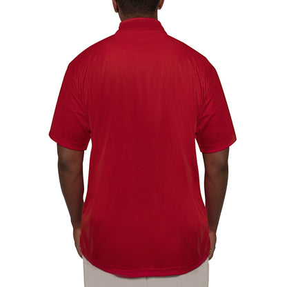 Rothco Tactical Performance Polo Shirt in Red, Size Small – Moisture-Wicking Public Safety Uniform
