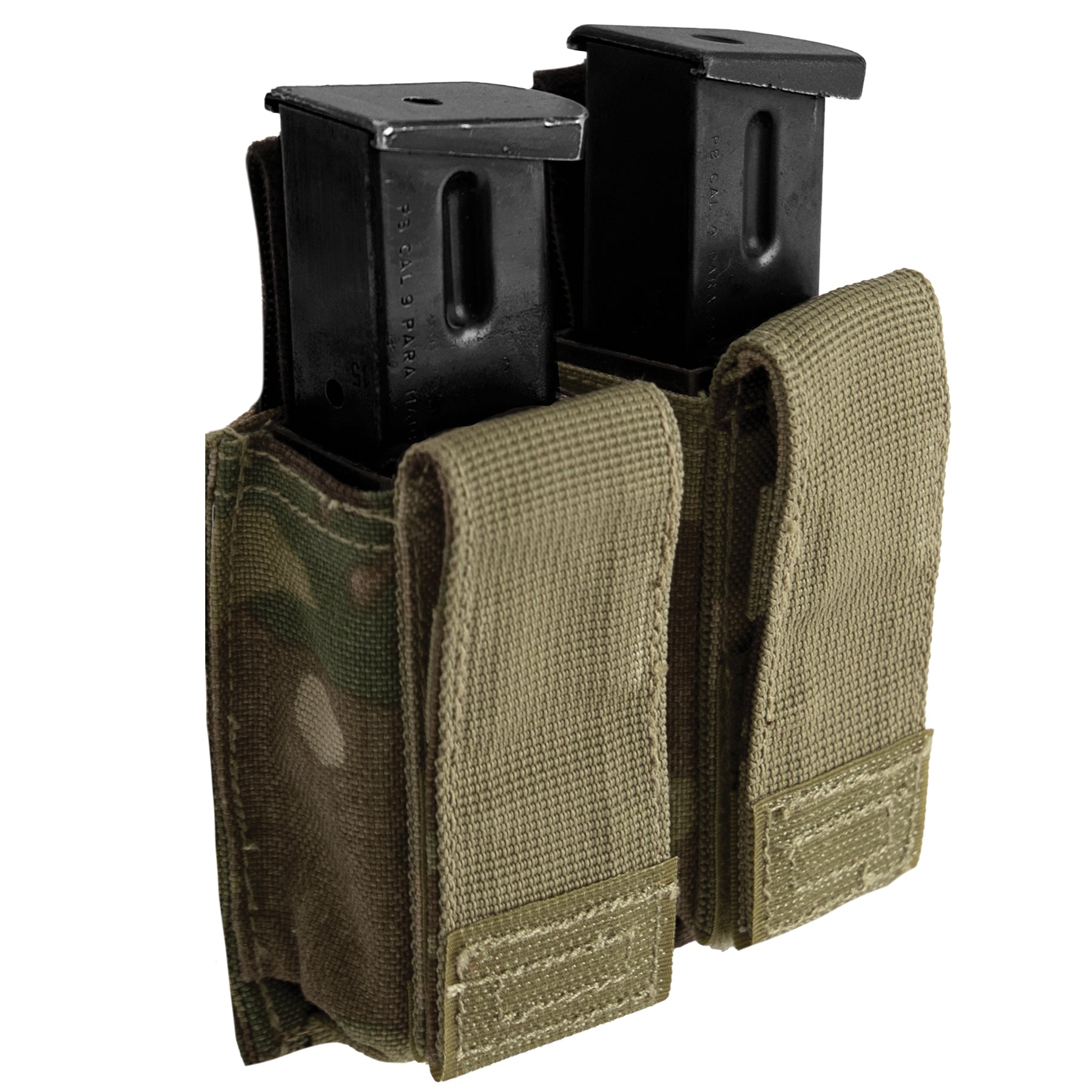 Rothco MOLLE Double Pistol Mag Pouch with Inserts – MultiCam