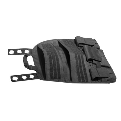 Rothco Tactical Car Seat Panel - Black with MOLLE Webbing and Storage Pouches