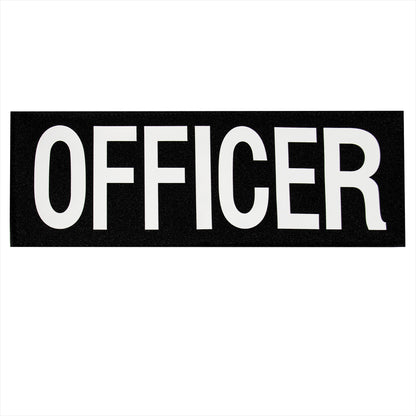 Rothco Officer Patch with Hook Back Size Small - Tactical Uniform Insignia