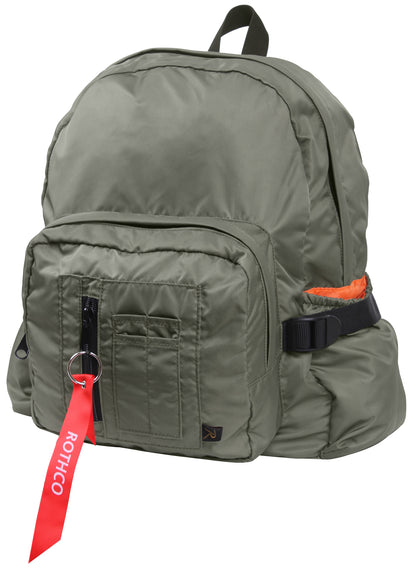 Rothco MA-1 Bomber Backpack in Sage Green – Classic Style Meets Functionality