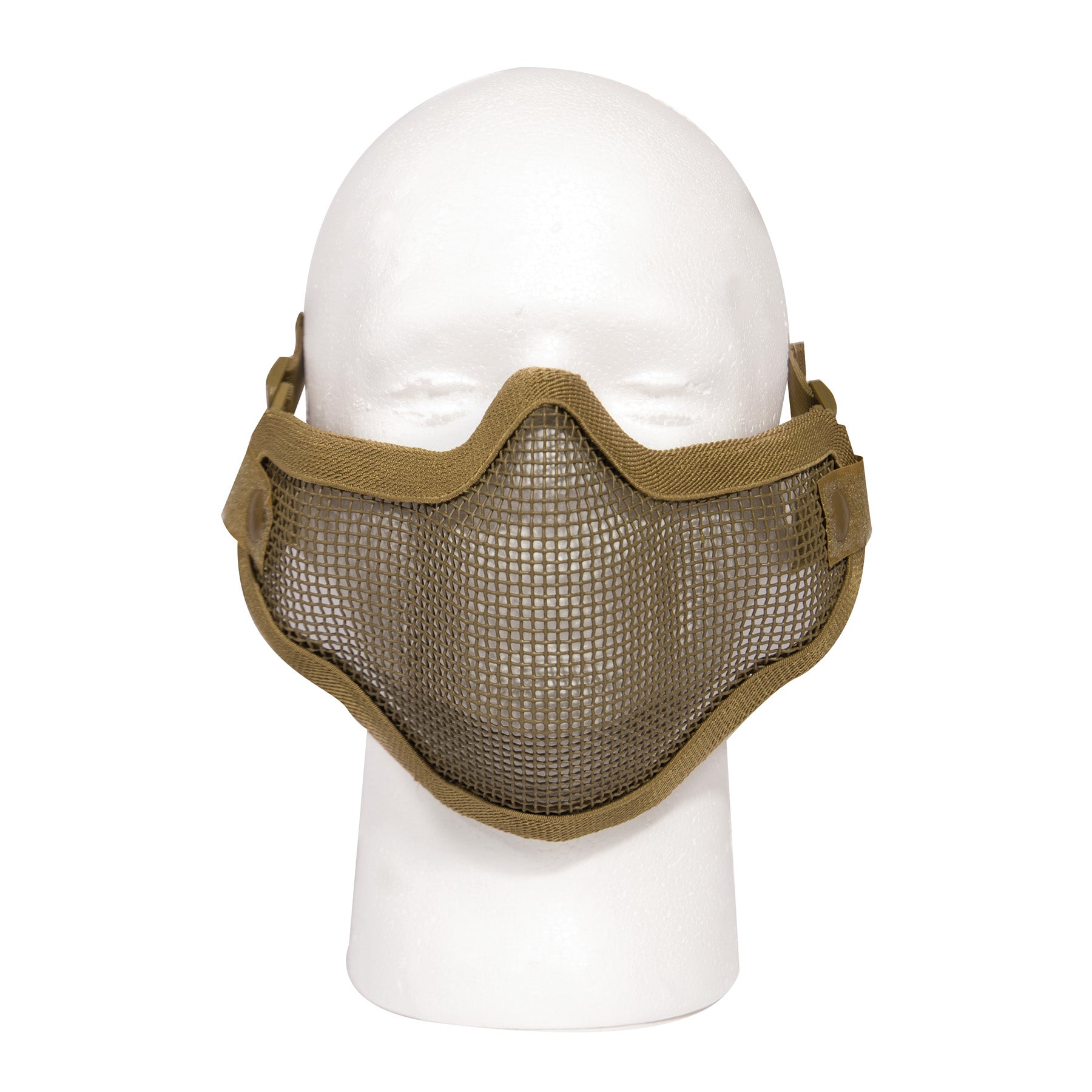 Rothco Carbon Steel Half Face Mask with Mesh Caging - Coyote Brown