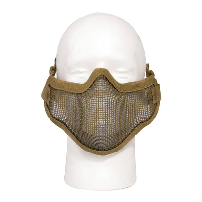 Rothco Carbon Steel Half Face Mask with Mesh Caging - Coyote Brown