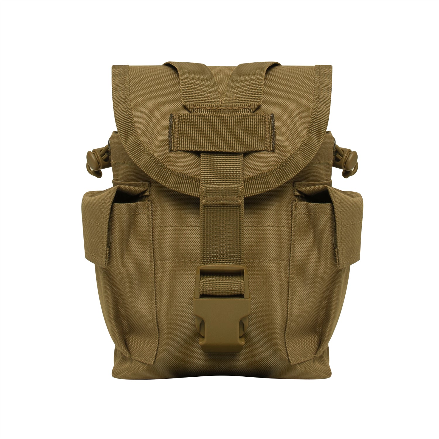 Rothco Utility Pouch with Survival Kit Essentials in Coyote Brown - Part 10189-CB