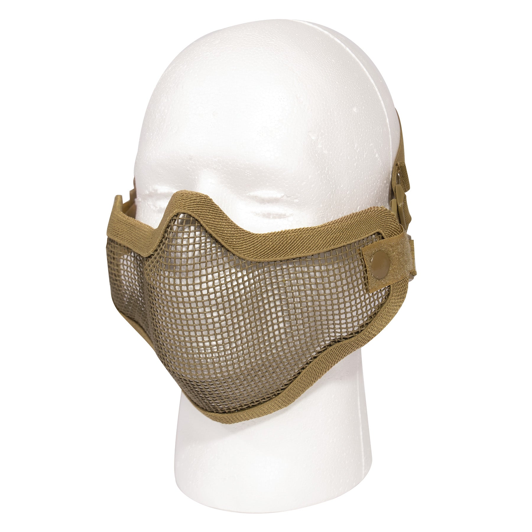 Rothco Carbon Steel Half Face Mask with Mesh Caging - Coyote Brown