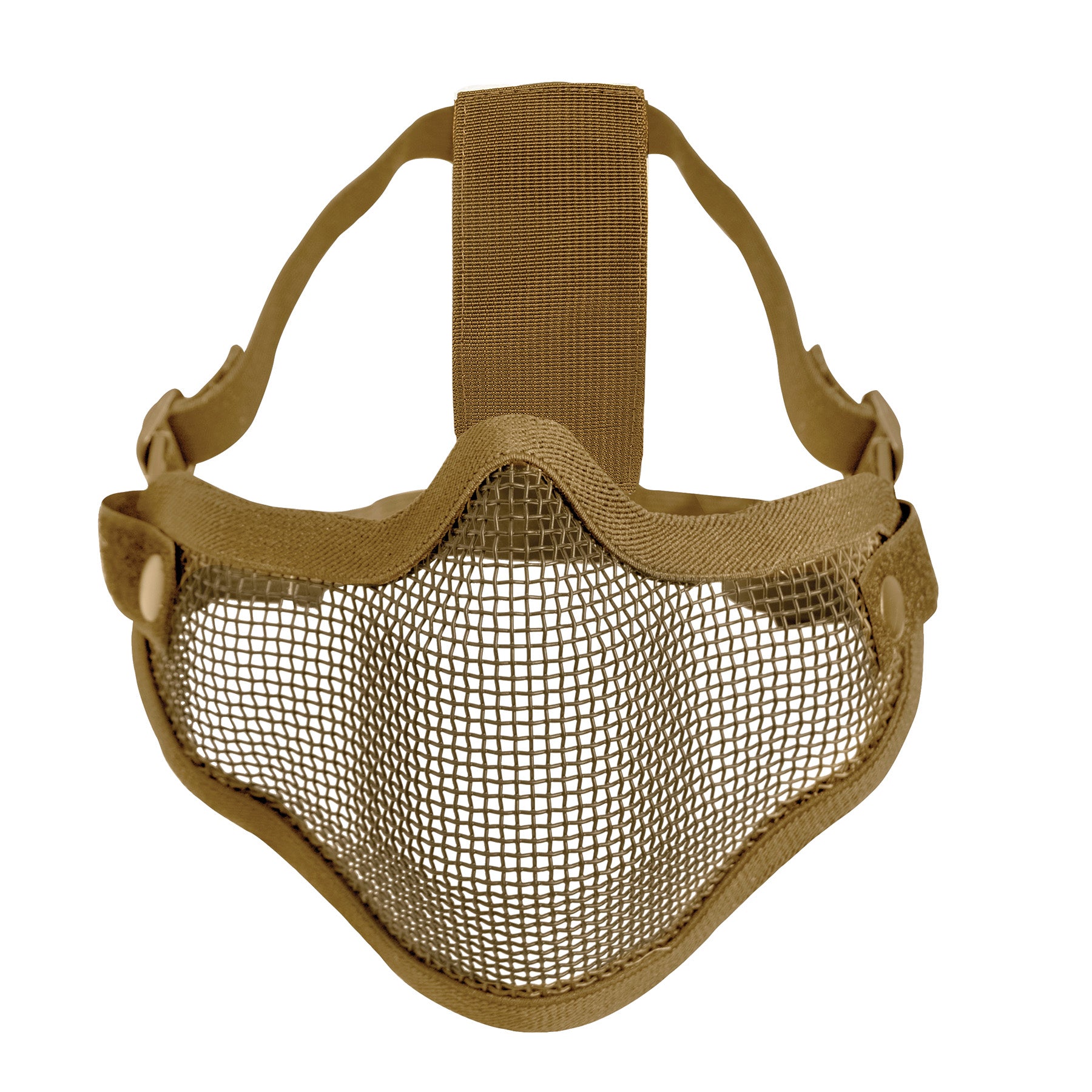Rothco Carbon Steel Half Face Mask with Mesh Caging - Coyote Brown