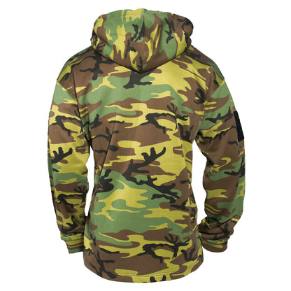 Rothco Concealed Carry Hoodie Woodland Camo Size XL
