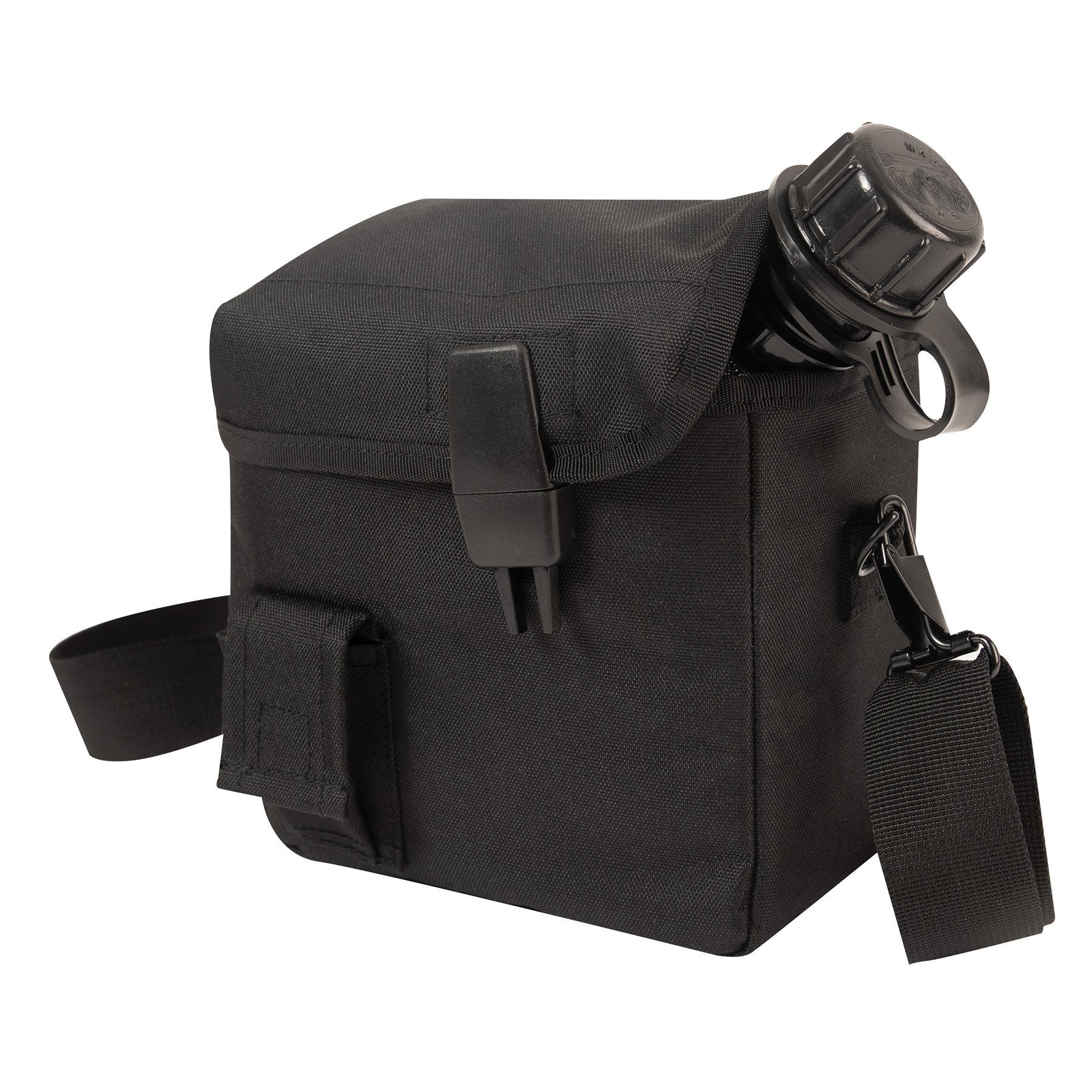 Rothco MOLLE 2 Quart Water Canteen Cover Black - Durable Tactical Hydration Accessory