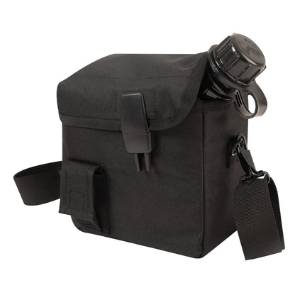 Rothco MOLLE 2 Quart Water Canteen Cover Black - Durable Tactical Hydration Accessory