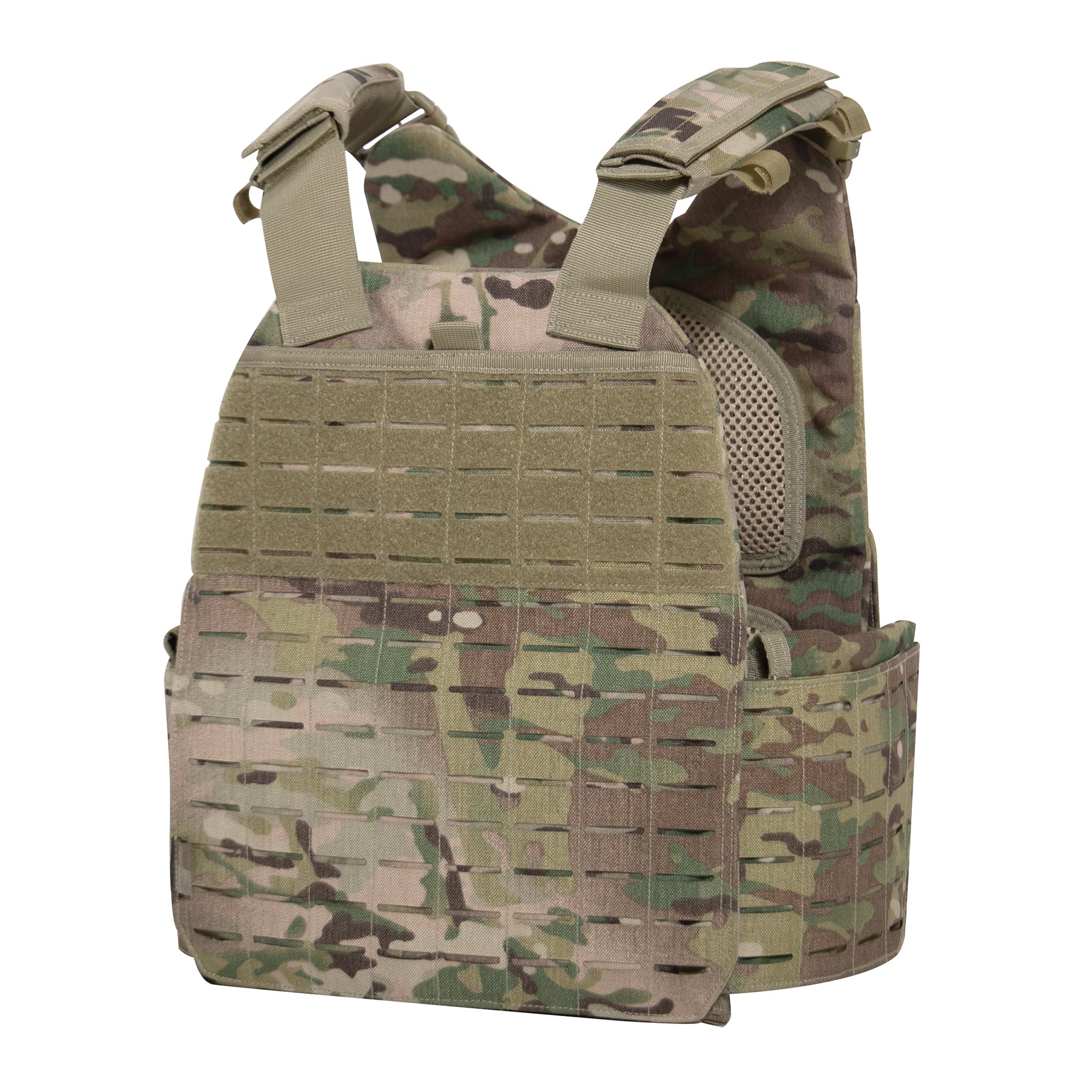 Rothco Laser Cut MOLLE Plate Carrier Vest in MultiCam Size 2XL / 3XL