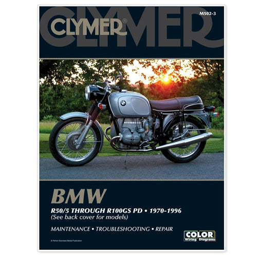 CLYMER Manual for BMW R50/5 to R100GS PD (1970-1996) – Comprehensive Maintenance Guide