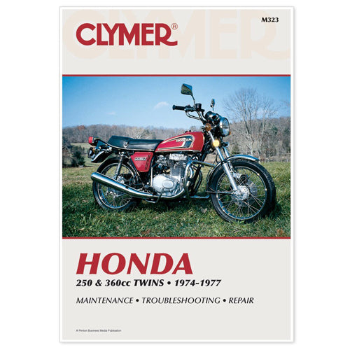 CLYMER Manual Hon 250 & 360cc Twins 74-77 - Part Number CM323