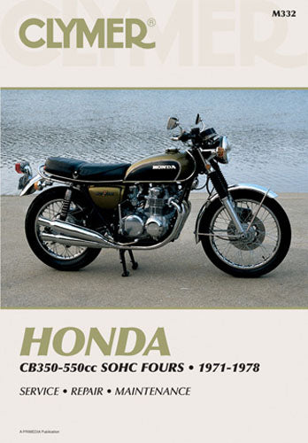 CLYMER Manual Hon 350-550cc Fours 71-78 Engine Rebuild Kit - Part Number CM332