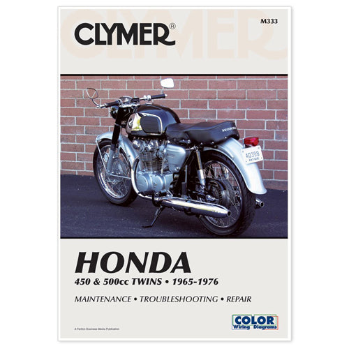 Clymer Manual for Honda 450 & 500cc Twins (1965-1976) – Part Number CM333