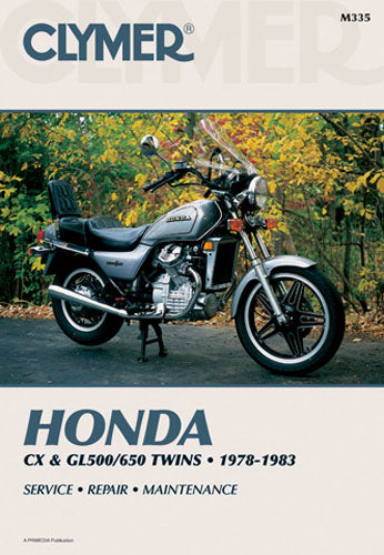 Clymer Manual for Honda CX & GL500/650 Twins 1978-1983, Part No. CM335