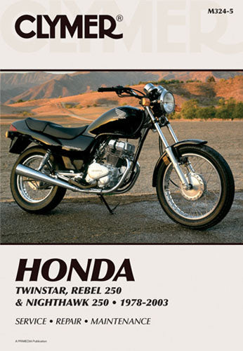 CLYMER Manual for Honda Rebel, TwinStar, Nighthawk – Part Number CM3245