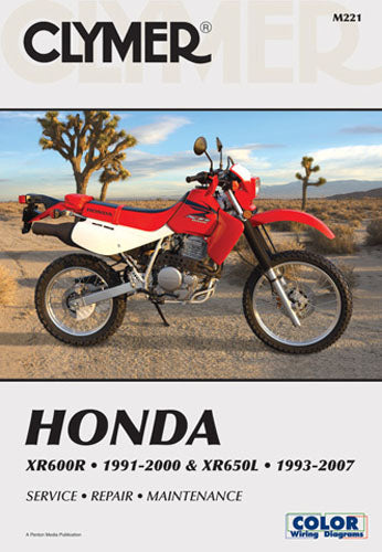 Clymer Manual for Honda XR600R 1991-2000 & XR650L 1993-2007