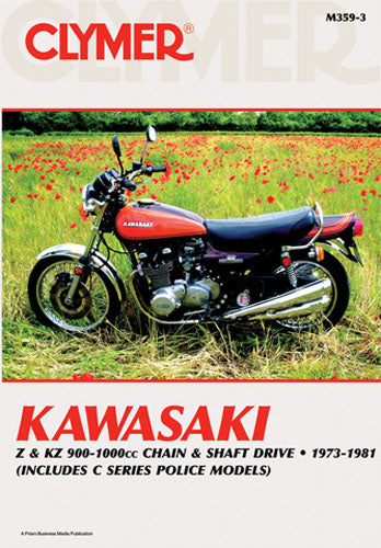 Clymer Manual for Kawasaki 900 & 1000cc Fours (1973-1981) Part Number CM3593