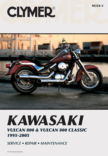 Clymer Manual for Kawasaki VLCN 800 & Classic 95-05 - Part No. CM3543