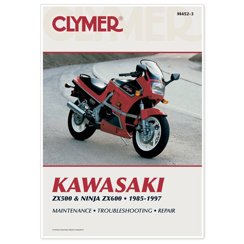 Clymer Manual for Kawasaki ZX500 & ZX600 Ninja (1985-1997) - Part CM4523