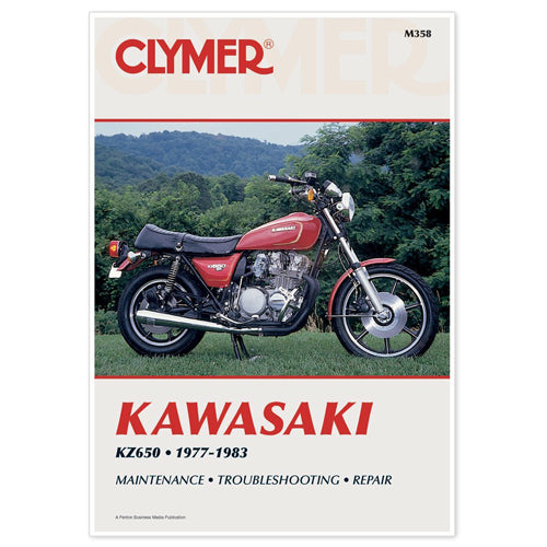 CLYMER Manual for Kawasaki KZ650 (1977-1983) – Part Number CM358