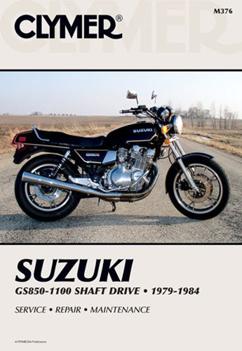 Clymer Manual for Suzuki GS850 and GS1100 Shaft Drive Models (1979-1984) – Part Number CM376