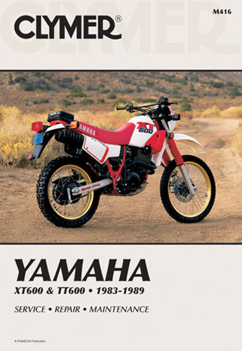 Clymer Manual for Yamaha XT600 & TT600 (1983-1989) - Part CM416