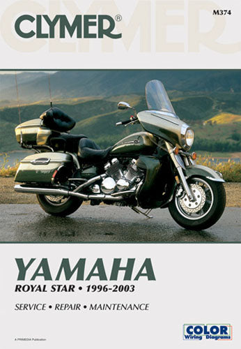 Clymer Yamaha Royal Star 1996-2010 Repair Manual - Part Number CM3742