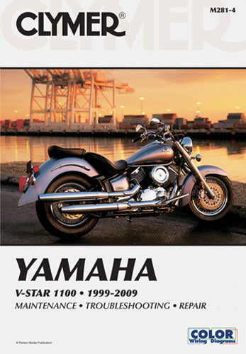 CLYMER Manual for Yamaha V-Star 1100 (1999-2009) – Part Number CM2814