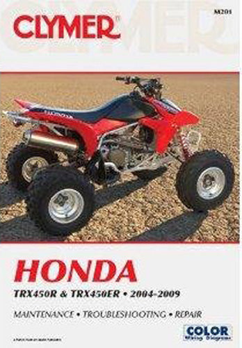 CLYMER Honda TRX450R Service Manual - Part Number CM201