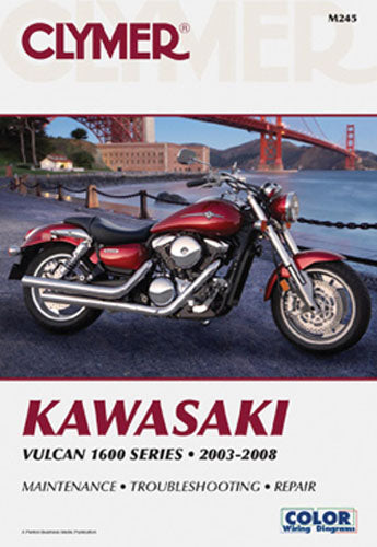 Clymer Kawasaki Vulcan 1600 Series Service Manual - Part Number CM245