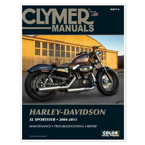 CLYMER Heavy-Duty Manual for Harley XL883 and XL1200 Sportster Models (Part Number: M4274)