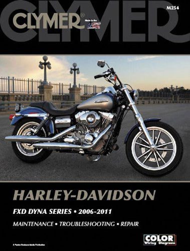 CLYMER Manual Harley Davidson Dyna Series 2006-2011 Parts (Part Number: CM254)