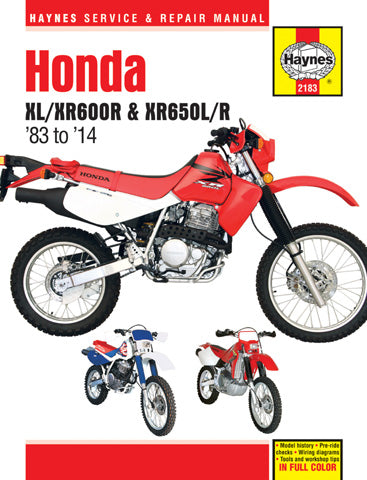 Haynes Manual for Honda - Part Number M2183