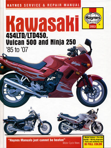 Haynes Kawasaki Motorcycle Repair Manual M2053