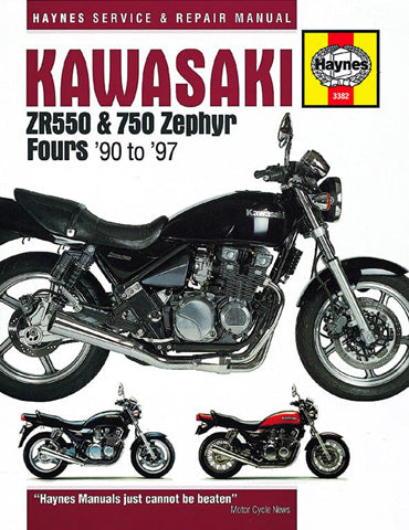 Haynes Kawasaki Motorcycle Repair Manual (Part No. M3382)