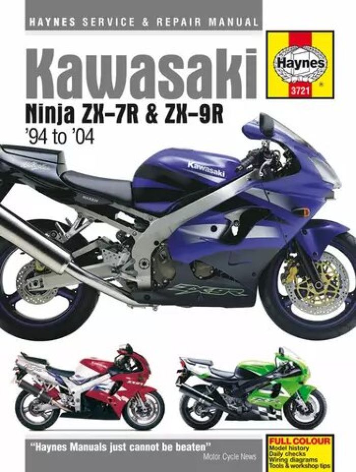 Haynes Kawasaki Motorcycle Repair Manual (Part No. M3721) – Expert Maintenance & Troubleshooting Guide