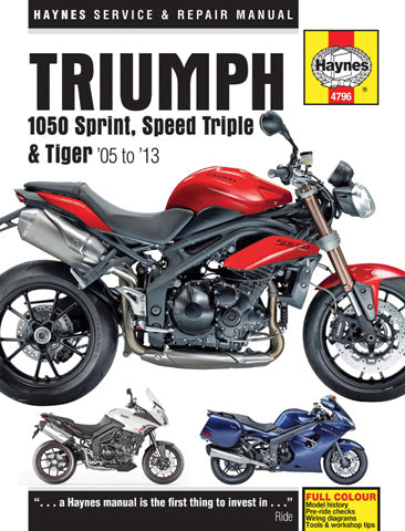Haynes Triumph Repair Manual Part M4796